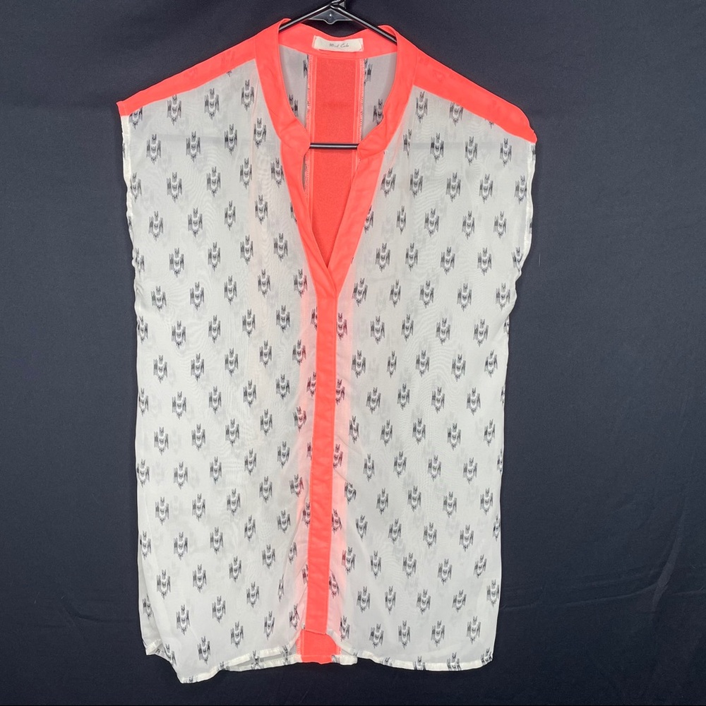 *Mind Code* XS Sheer Shirt